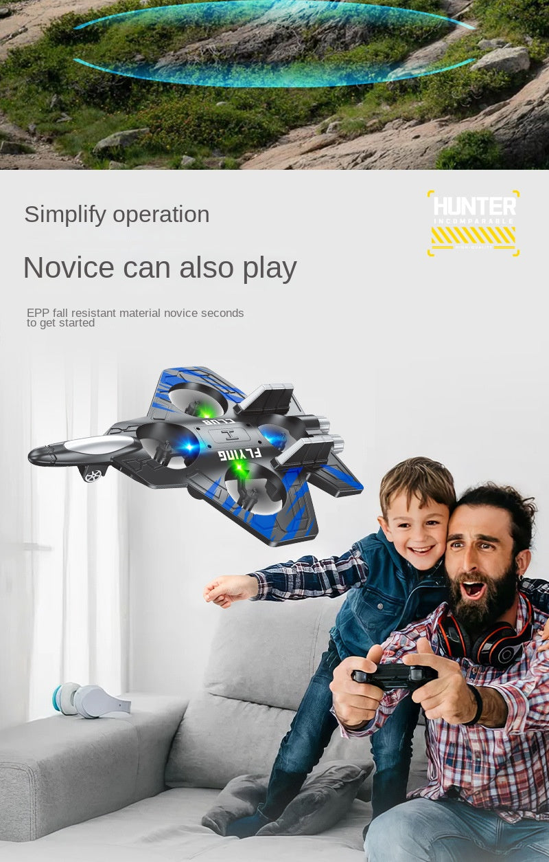 Gravity-Sensing Remote-Controlled Airplane