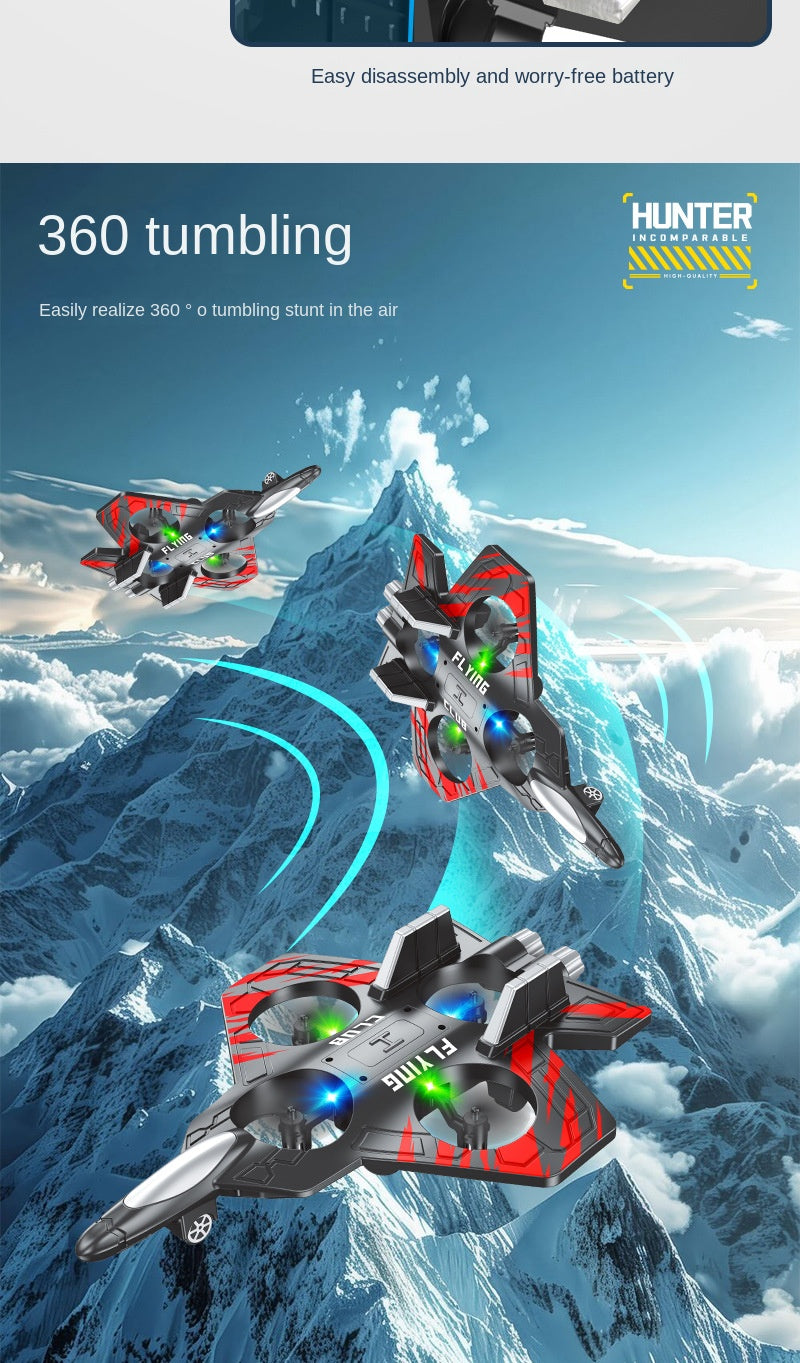 Gravity-Sensing Remote-Controlled Airplane